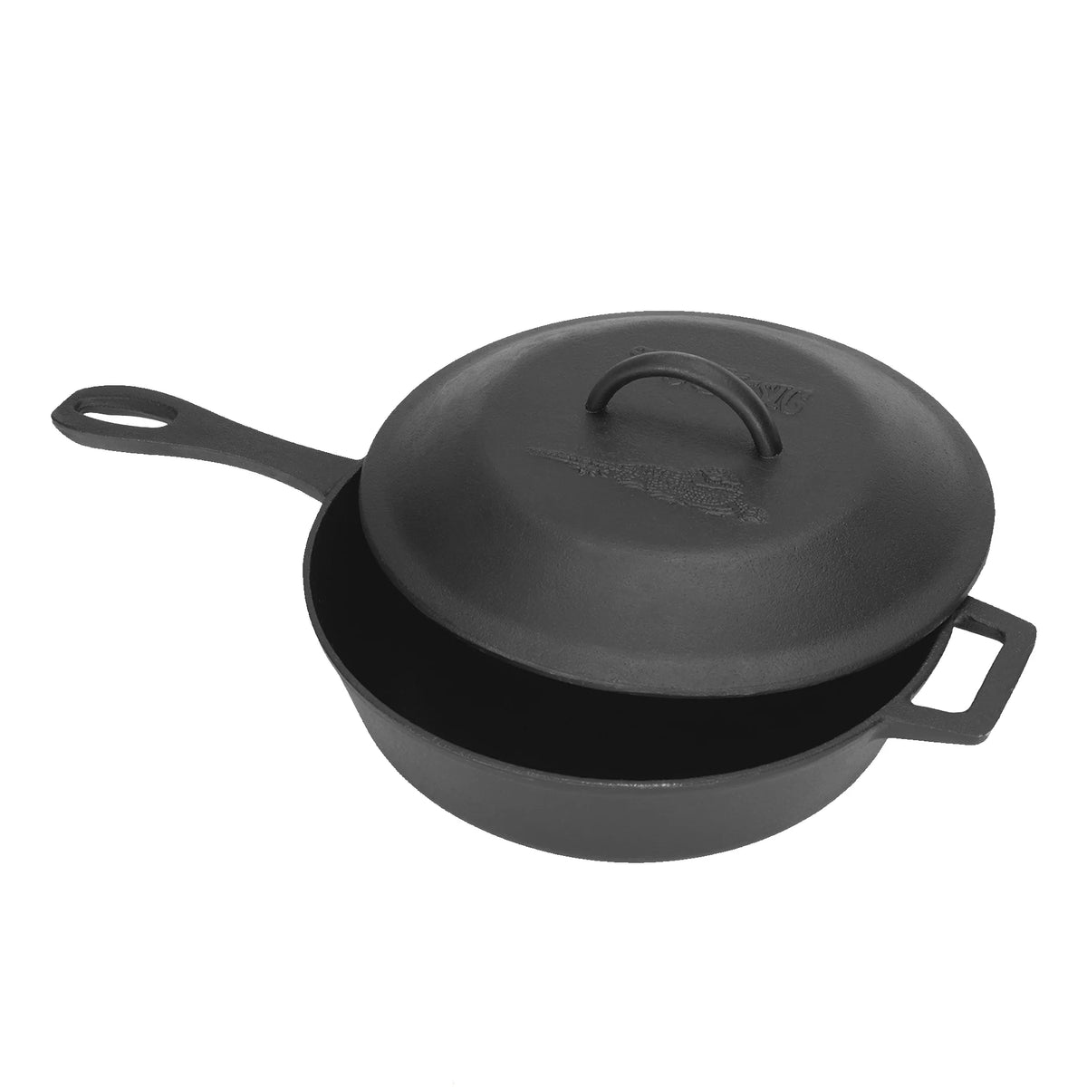 3 Qt. Cast Iron Covered Skillet