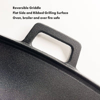 10.5-in Reversible Cast Iron Griddle - Ozark Cabin Décor, LLC