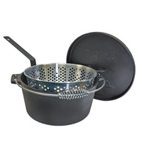 Cast Iron Dutch Ovens with Fry Baskets - Ozark Cabin Décor, LLC