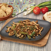 Black Enameled Cast Iron Fajita Pan - Ozark Cabin Décor, LLC
