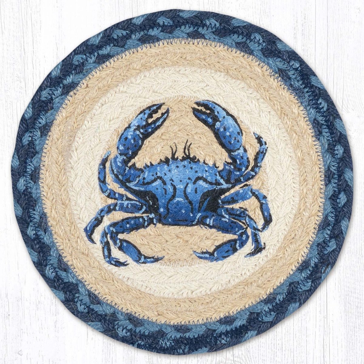 Crab Dark Blue Trivet - Ozark Cabin Décor, LLC