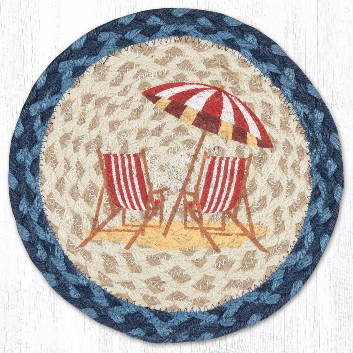 Red Beach Chair Trivet - Ozark Cabin Décor, LLC