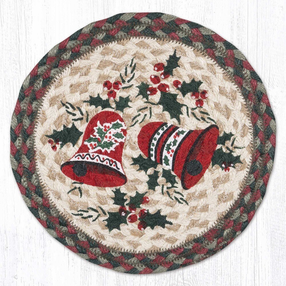 Bells Braided Jute Trivet - Ozark Cabin Décor, LLC