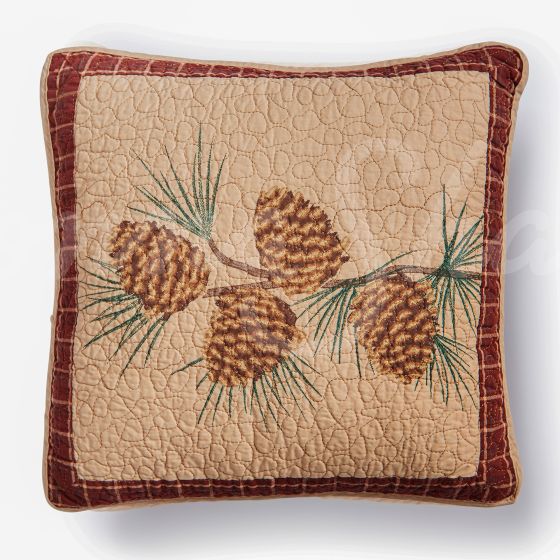 Pine Lodge Pine Branch Pillow