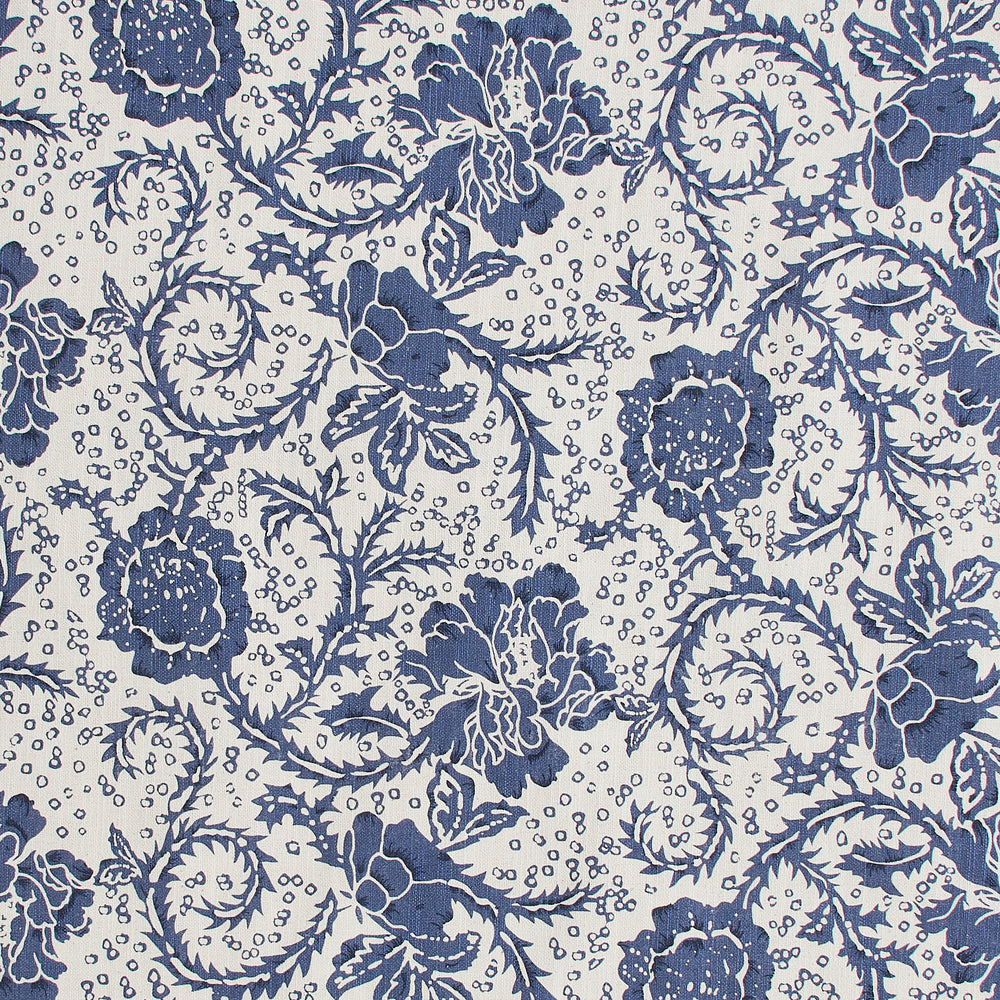 Dorset Navy Floral Shower Curtain