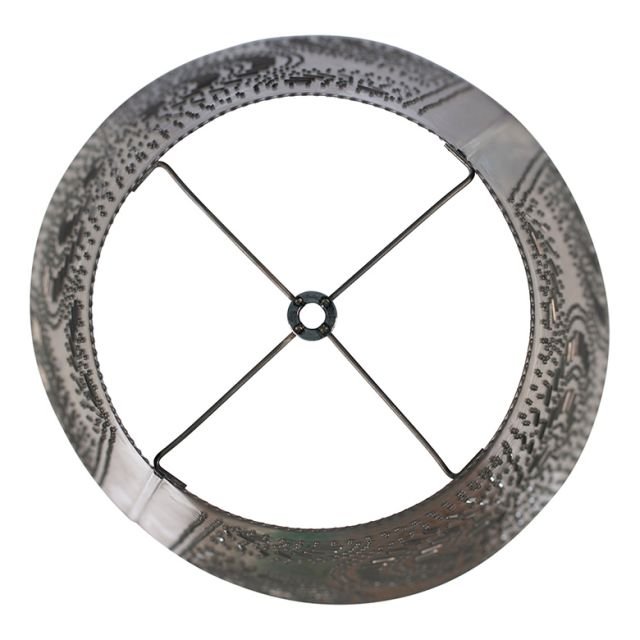 Fireside 14 Inch Shade with Chisel in Kettle Black - Ozark Cabin Décor, LLC