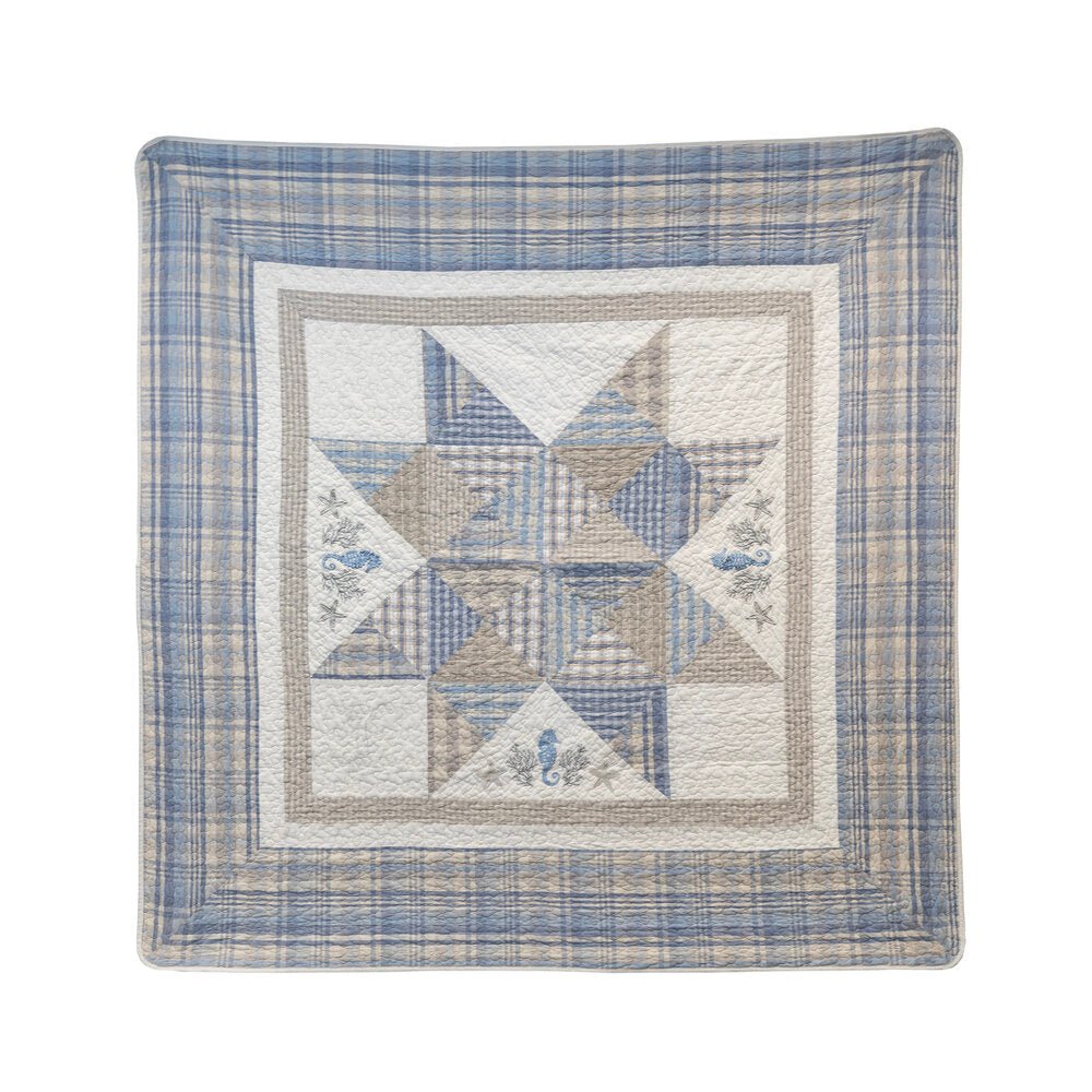 Coastal Star Cotton Patchwork Quilt Set