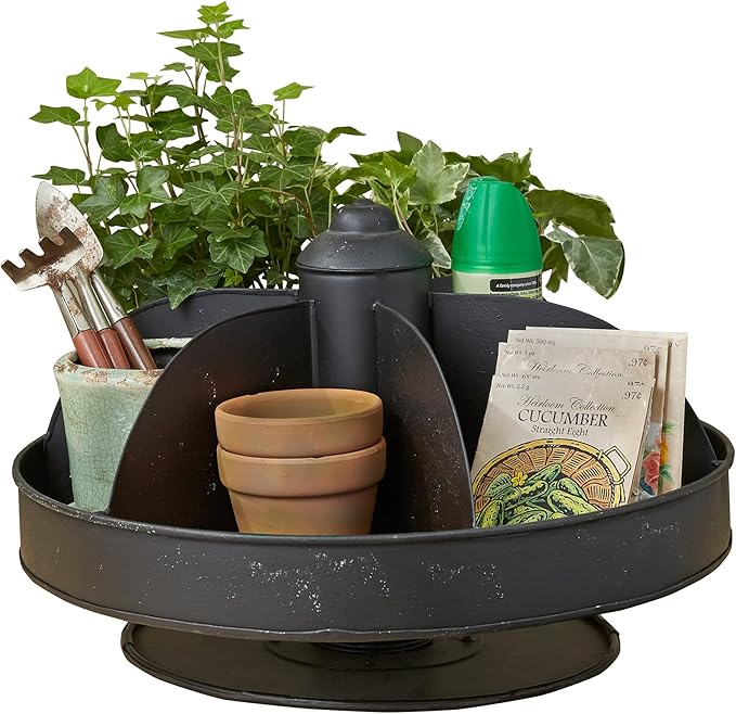 6 Pocket 14" Organizer Lazy Susan - Ozark Cabin Décor, LLC