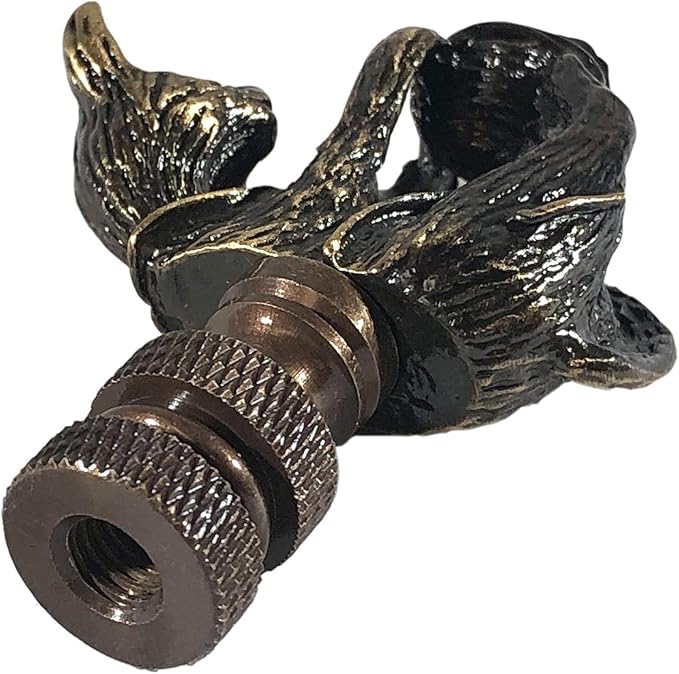 Cat With Yarn Lamp Shade Finial - Thumbnail 4