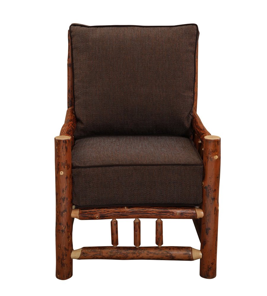 Hickory Log Lounge Chair - SF - Ozark Cabin Décor, LLC