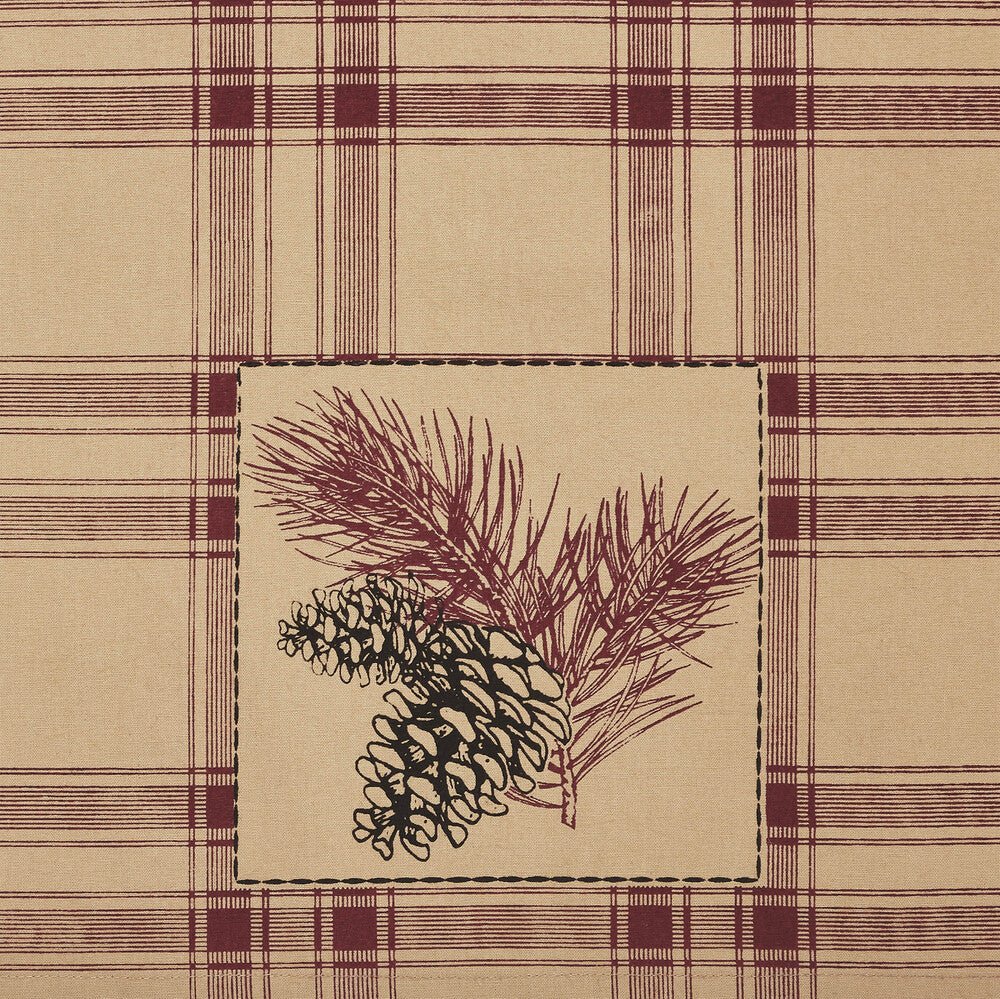 Connell Pinecone Plaid Tea Towel Set - Thumbnail 2