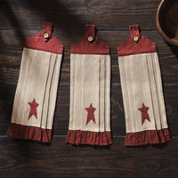 Connell Button Loop Tea Towel Set of 3 - Ozark Cabin Décor, LLC