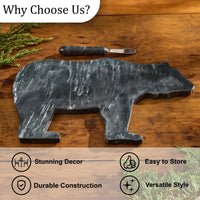 Black Bear Marble Cutting Board - Ozark Cabin Décor, LLC