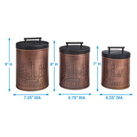 Bear Walk Canisters Set of 3