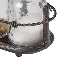 Barbed Wire Salt & Pepper Set - Ozark Cabin Décor, LLC