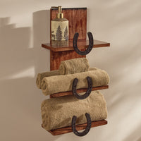 Horse Shoe Shelf - Ozark Cabin Décor, LLC