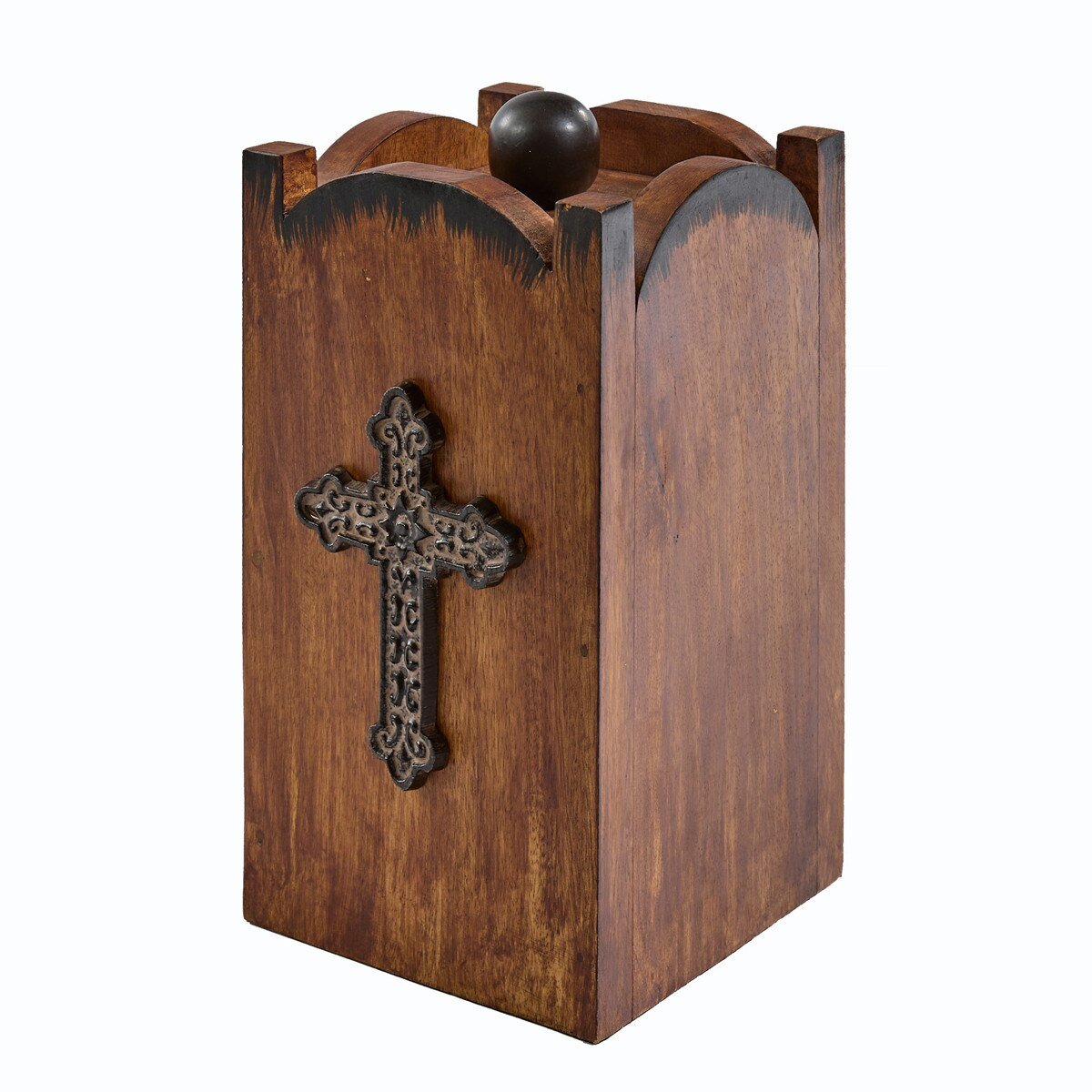 Mission Cross Canister - Small - Ozark Cabin Décor, LLC