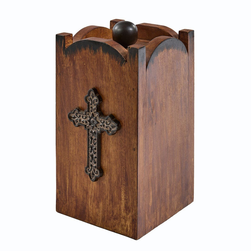 Mission Cross Canister - Small - Ozark Cabin Décor, LLC