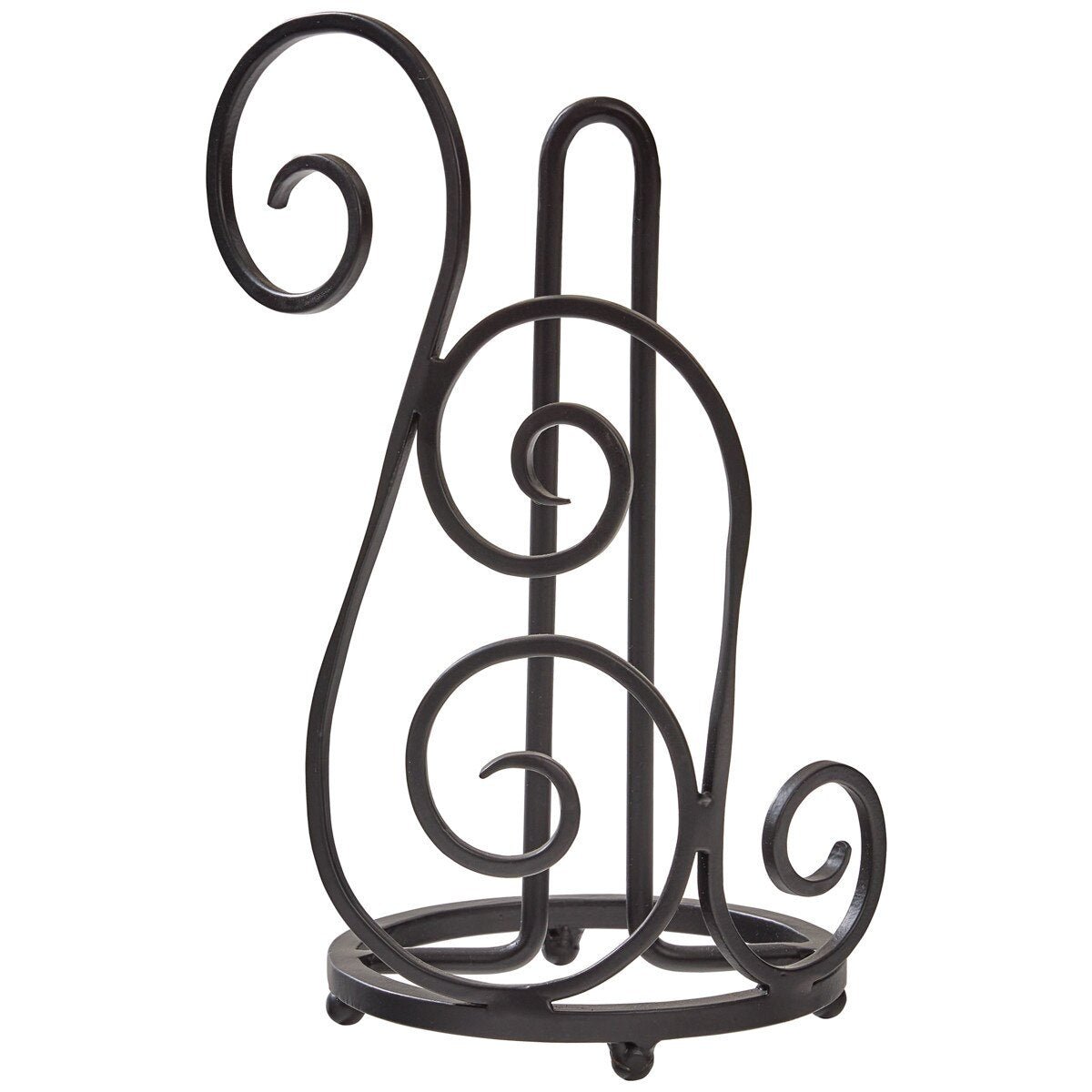 Iron Scroll Paper Towel Holder - Ozark Cabin Décor, LLC