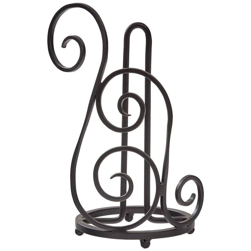 Iron Scroll Paper Towel Holder - Ozark Cabin Décor, LLC