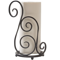 Iron Scroll Paper Towel Holder - Ozark Cabin Décor, LLC