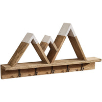 Mountain Refuge Shelf with Hooks - Ozark Cabin Décor, LLC