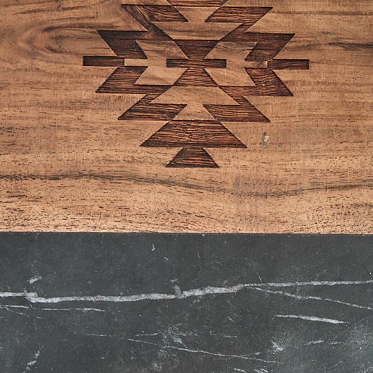 Red Dawn Mango Wood And Marble Cutting Board w/Spreader - Thumbnail 3