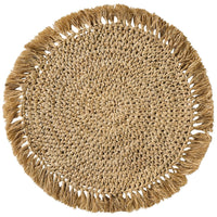 Raffia Charger - Ozark Cabin Décor, LLC