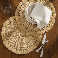 Raffia Charger - Ozark Cabin Décor, LLC