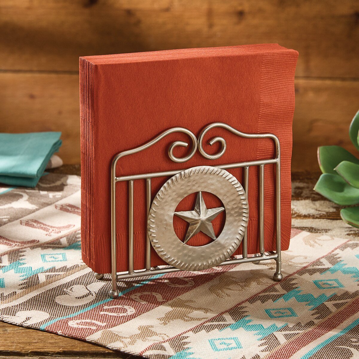 Western Star Napkin Holder - Ozark Cabin Décor, LLC