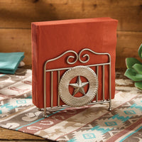 Western Star Napkin Holder - Ozark Cabin Décor, LLC