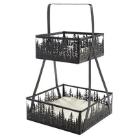 Tree Tops Two Tier Napkin Holder - Ozark Cabin Décor, LLC