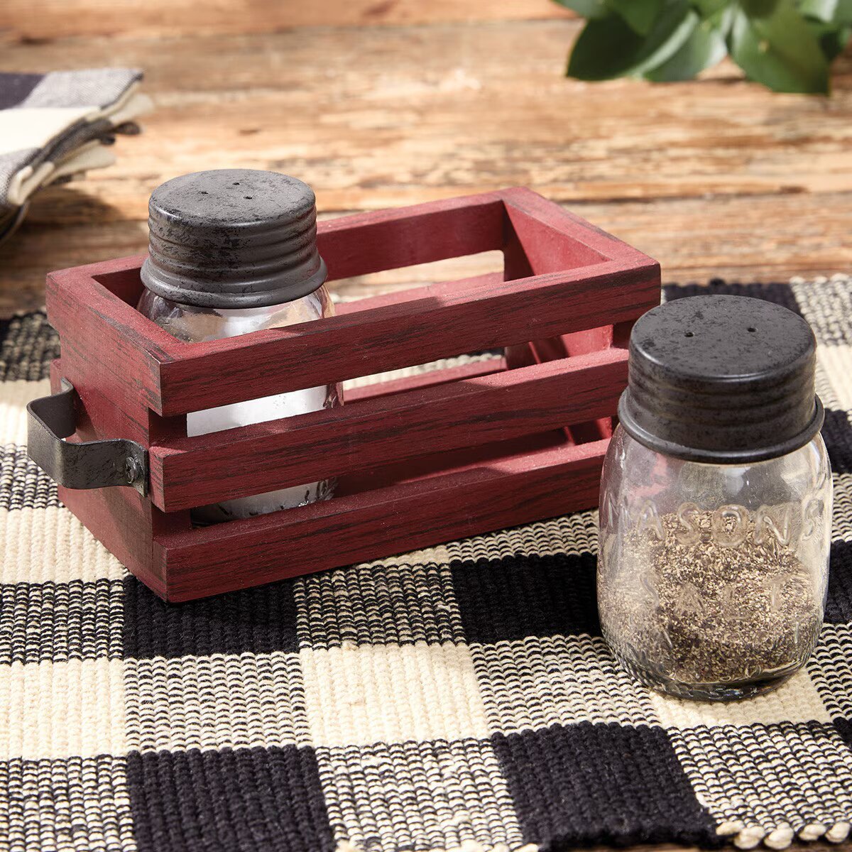 Cozy Farmhouse Salt & Pepper Shakers - Ozark Cabin Décor, LLC