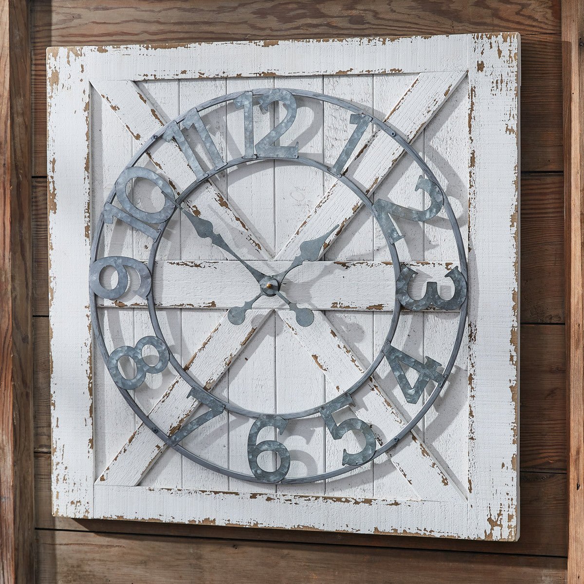 Barn Door Wall Clock - Ozark Cabin Décor, LLC