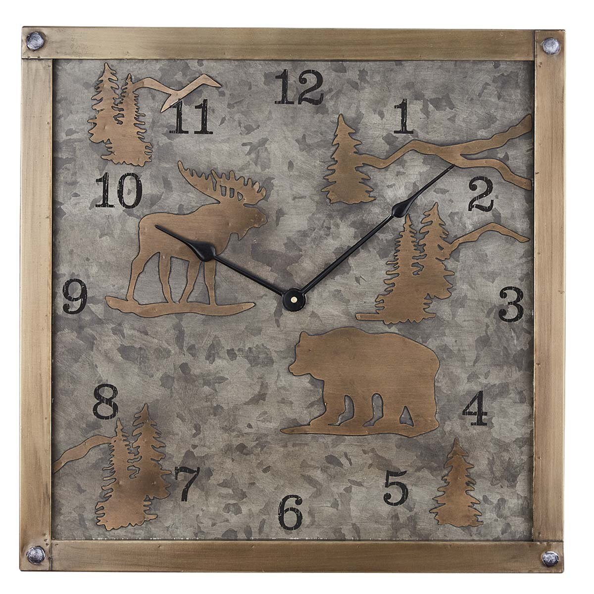 Forester's Wall Clock - Ozark Cabin Décor, LLC