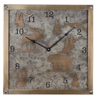 Forester's Wall Clock - Ozark Cabin Décor, LLC