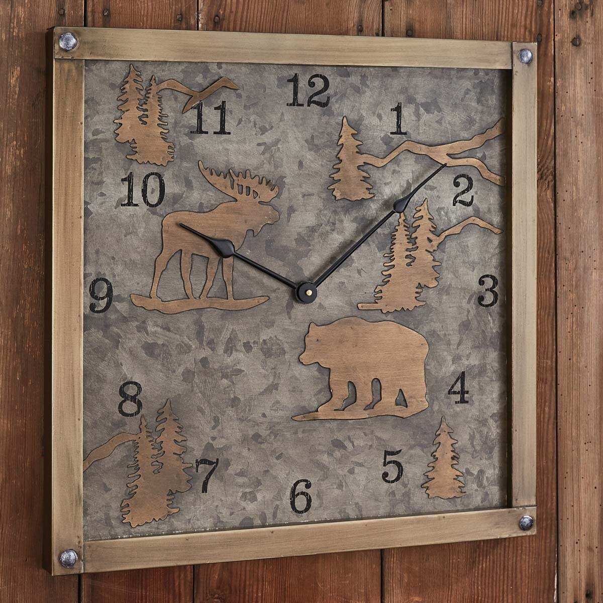 Forester's Wall Clock - Ozark Cabin Décor, LLC