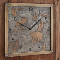 Forester's Wall Clock - Ozark Cabin Décor, LLC