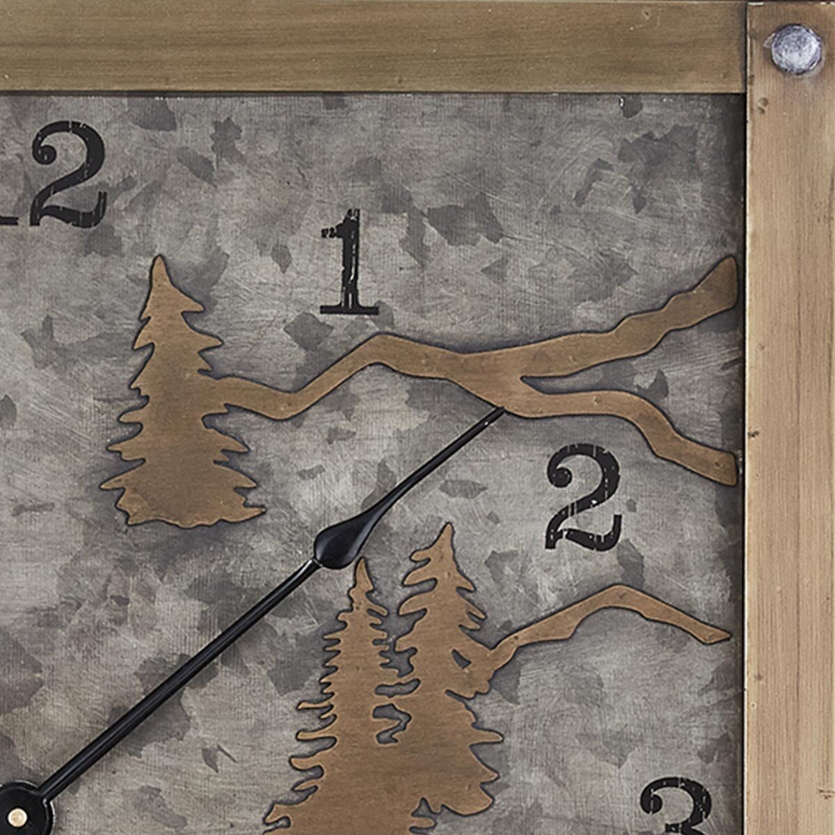 Forester's Wall Clock - Ozark Cabin Décor, LLC