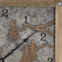 Forester's Wall Clock - Ozark Cabin Décor, LLC