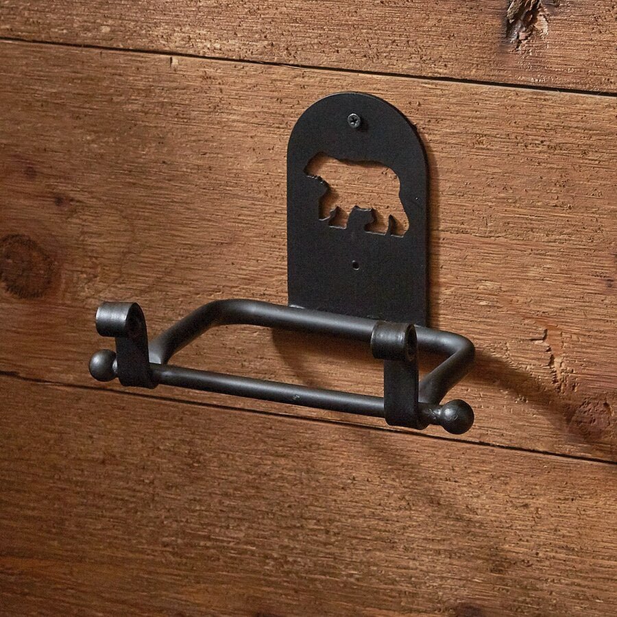 Black Bear Toilet Tissue Holder - Thumbnail 2
