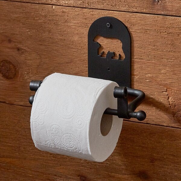 Black Bear Toilet Tissue Holder - Ozark Cabin Décor, LLC