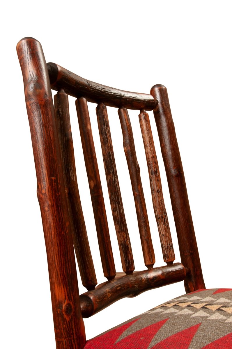 Spoke Back Upholstered Side Chair - UF - Ozark Cabin Décor, LLC