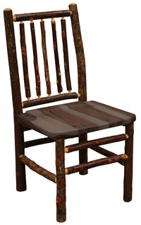 Spoke Back Wooden Seat Side Chair - Ozark Cabin Décor, LLC