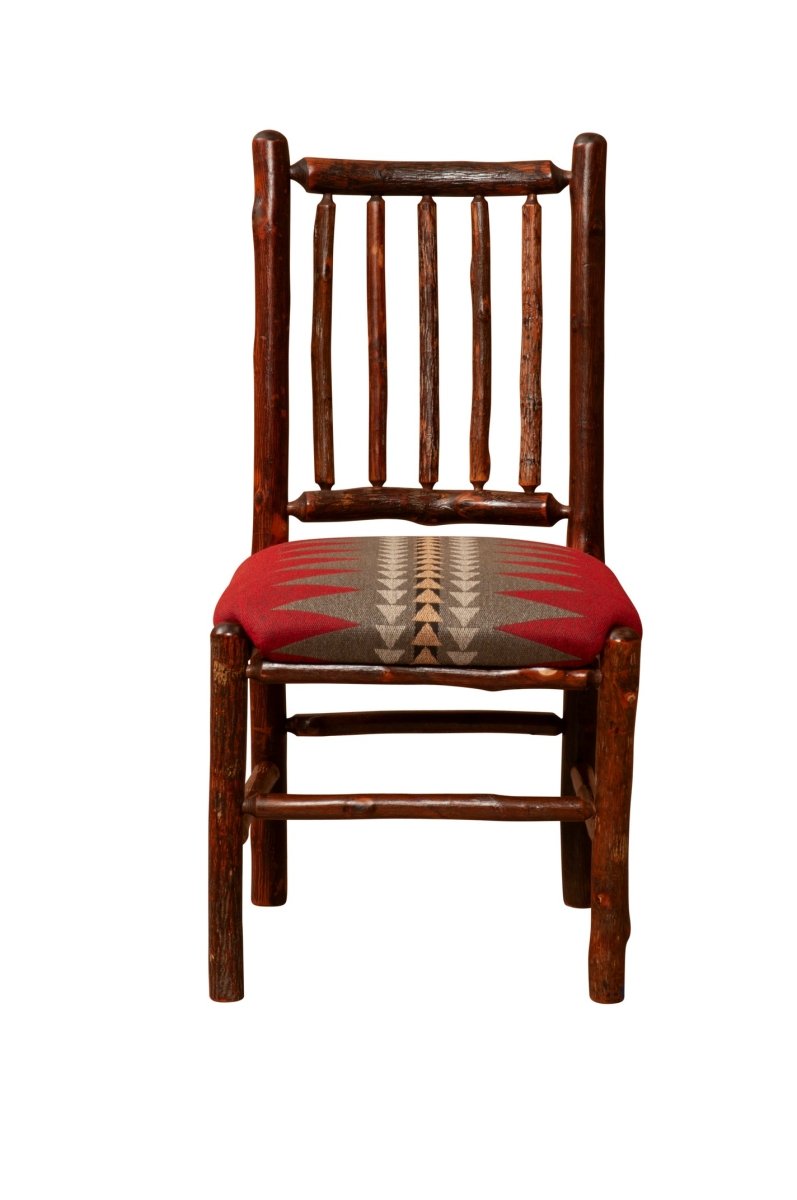 Spoke Back Upholstered Side Chair - UF - Ozark Cabin Décor, LLC
