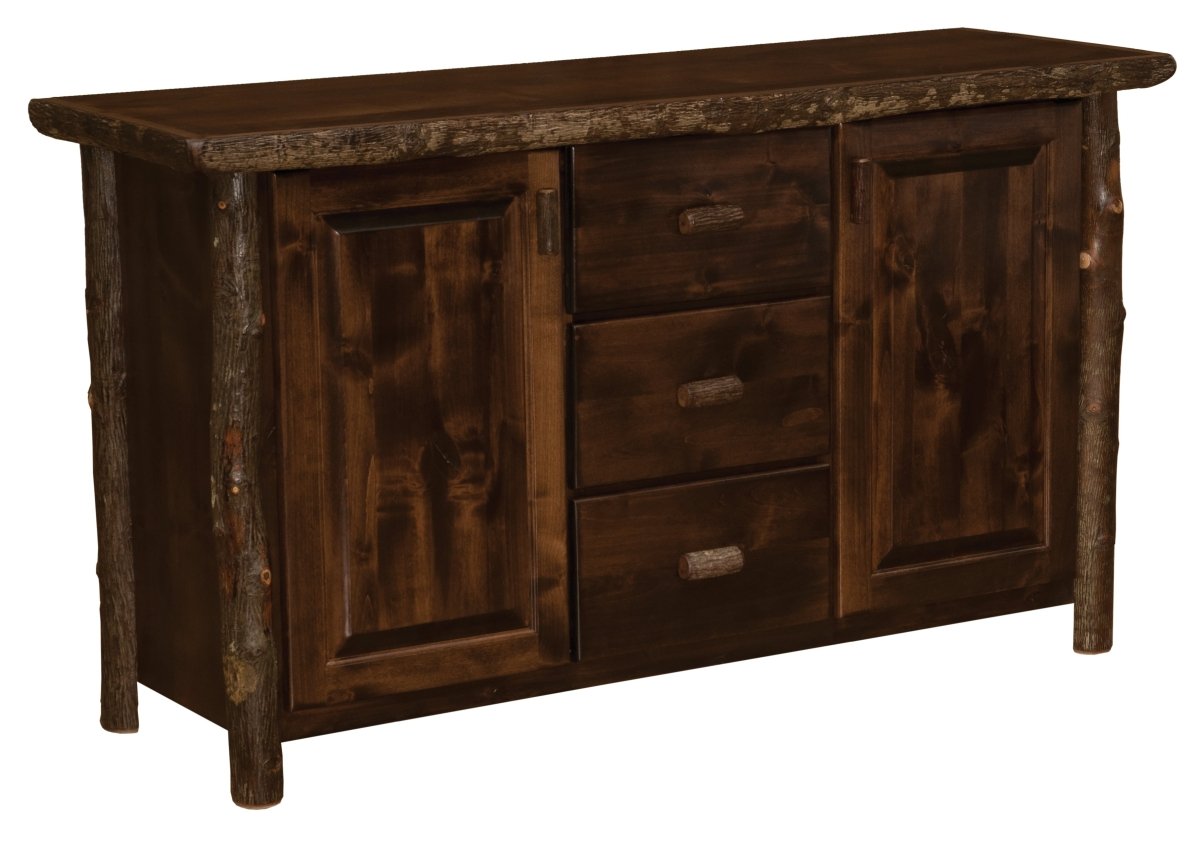 Fireside Lodge Furniture Hickory Log Sideboard - Thumbnail 2