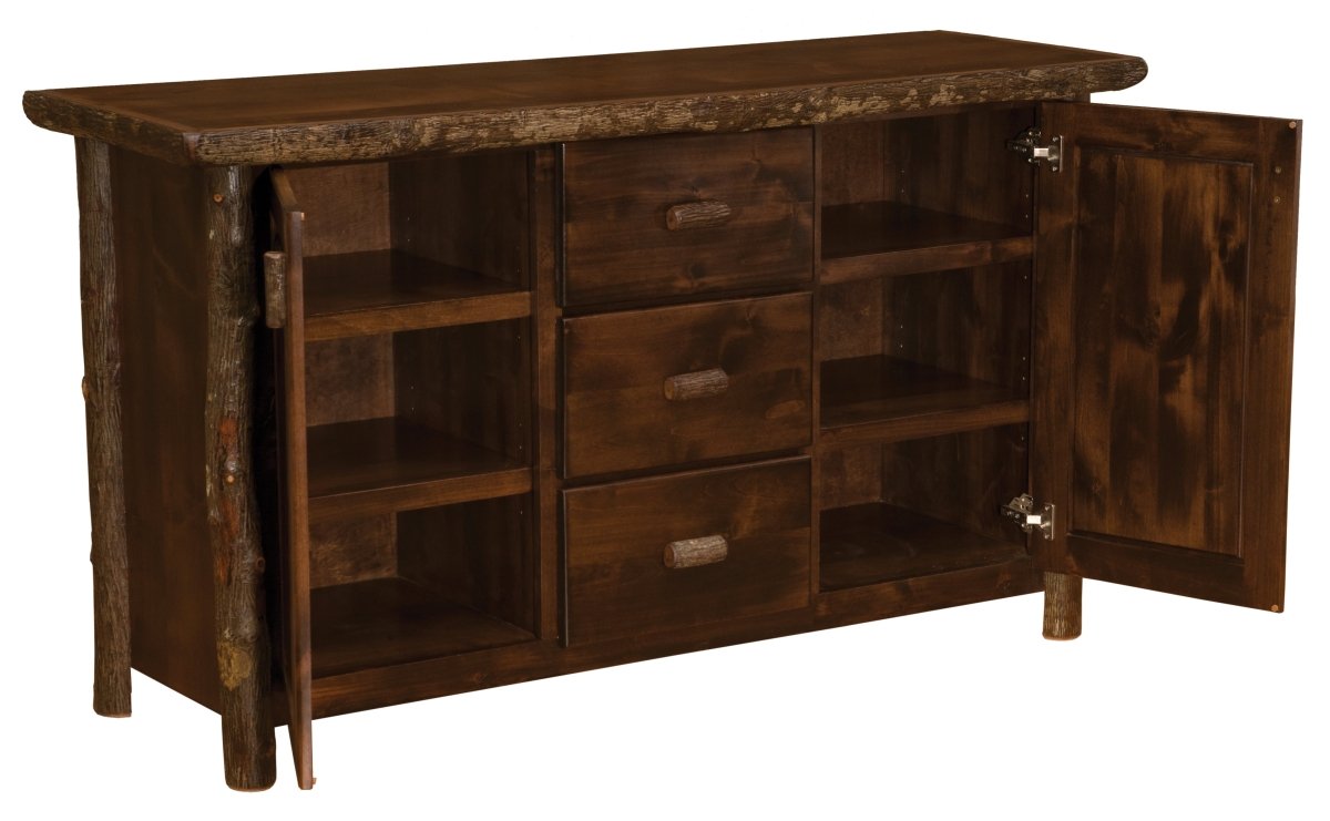Fireside Lodge Furniture Hickory Log Sideboard