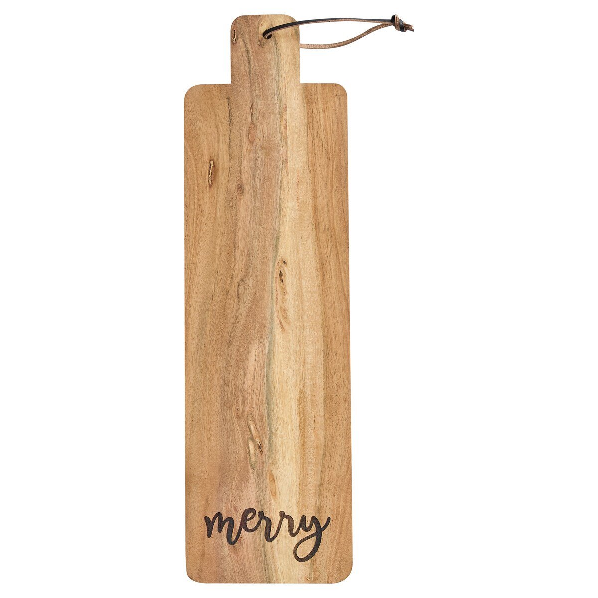 "Merry" Mango Wood Meal Prep Cutting Board
