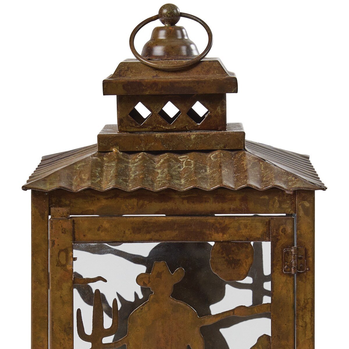 Cowboy Lantern Candle Holder - Ozark Cabin Décor, LLC