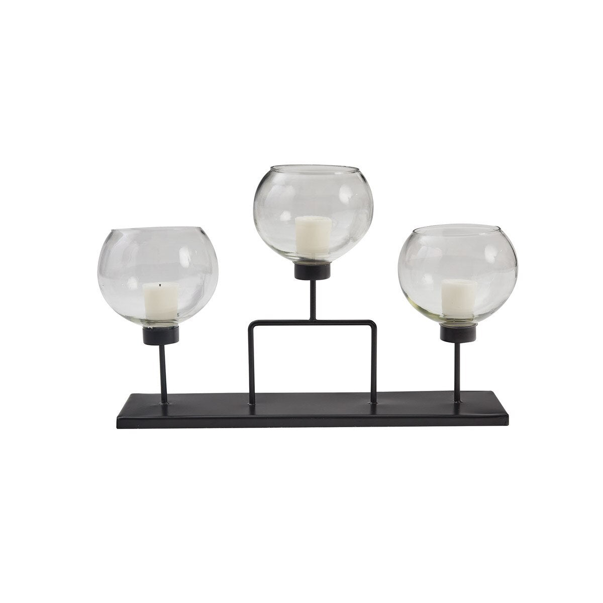 Glass Bowl Votive Centerpiece - Thumbnail 2